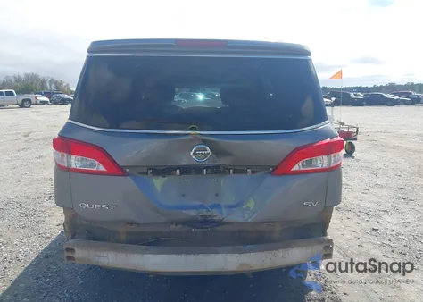 2016 Nissan Quest Sv from USA, damaged, VIN JN8AE2KP3G9152750